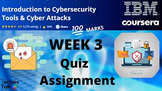 Coursera : Introduction to Cybersecurity Tools & Cyber Attacks WEEK 3 Quiz Answers | IBM Certificate