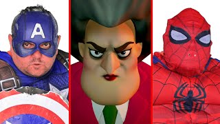 Superheroes VS Scary Teacher 3D