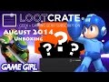 JustJesss Unboxing: Loot Crate HEROES August 2014 - Mega Man?!