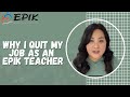 Why I quit My Job as an EPIK TEACHER 🍎🇰🇷 || Teaching in Korea