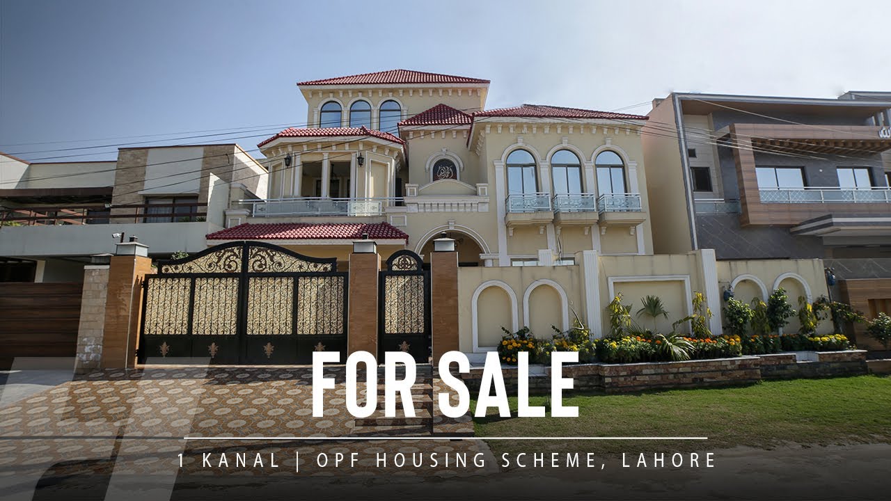 1 Kanal House For Sale in OPF Housing Scheme, Lahore YouTube