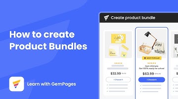 How to Create Product Bundles | v6 Editor | GemPages Tutorial