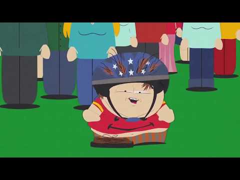 South Park Cartman Trains for Special Olympics