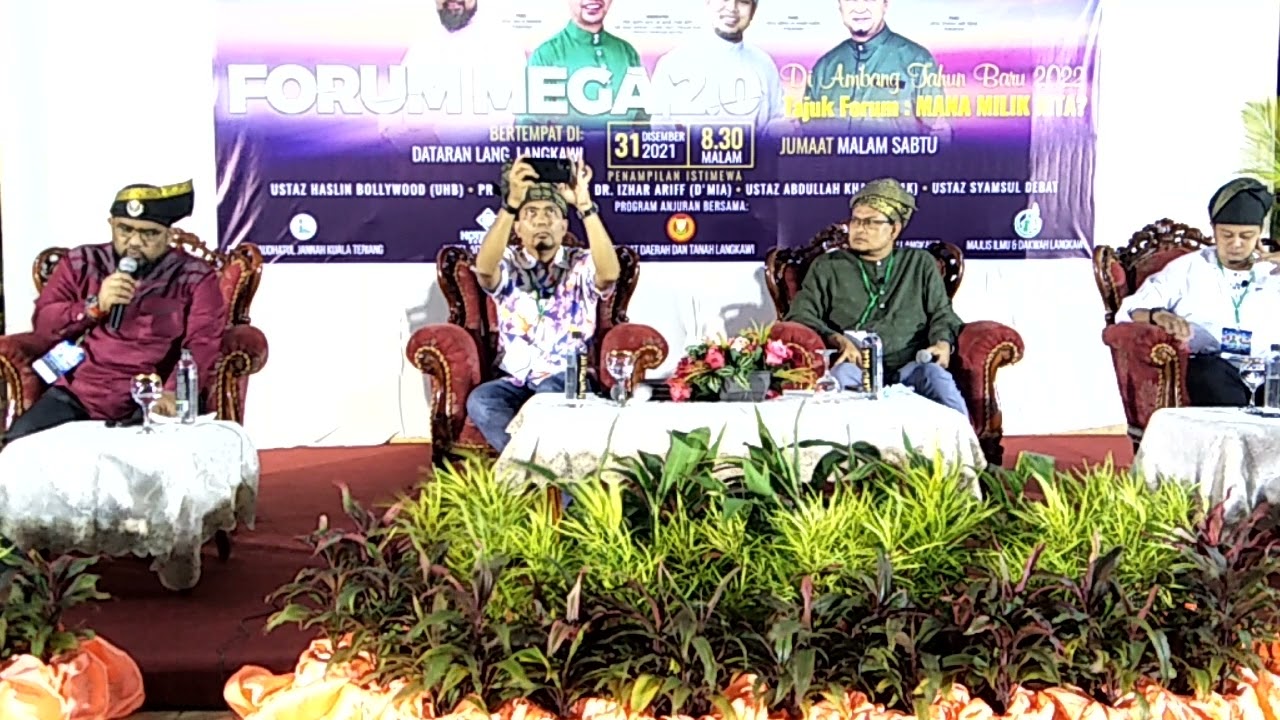 FORUM MEGA 2.0....APA MILIK KITA....Dataran Lang Langkawi 31 dec 2021