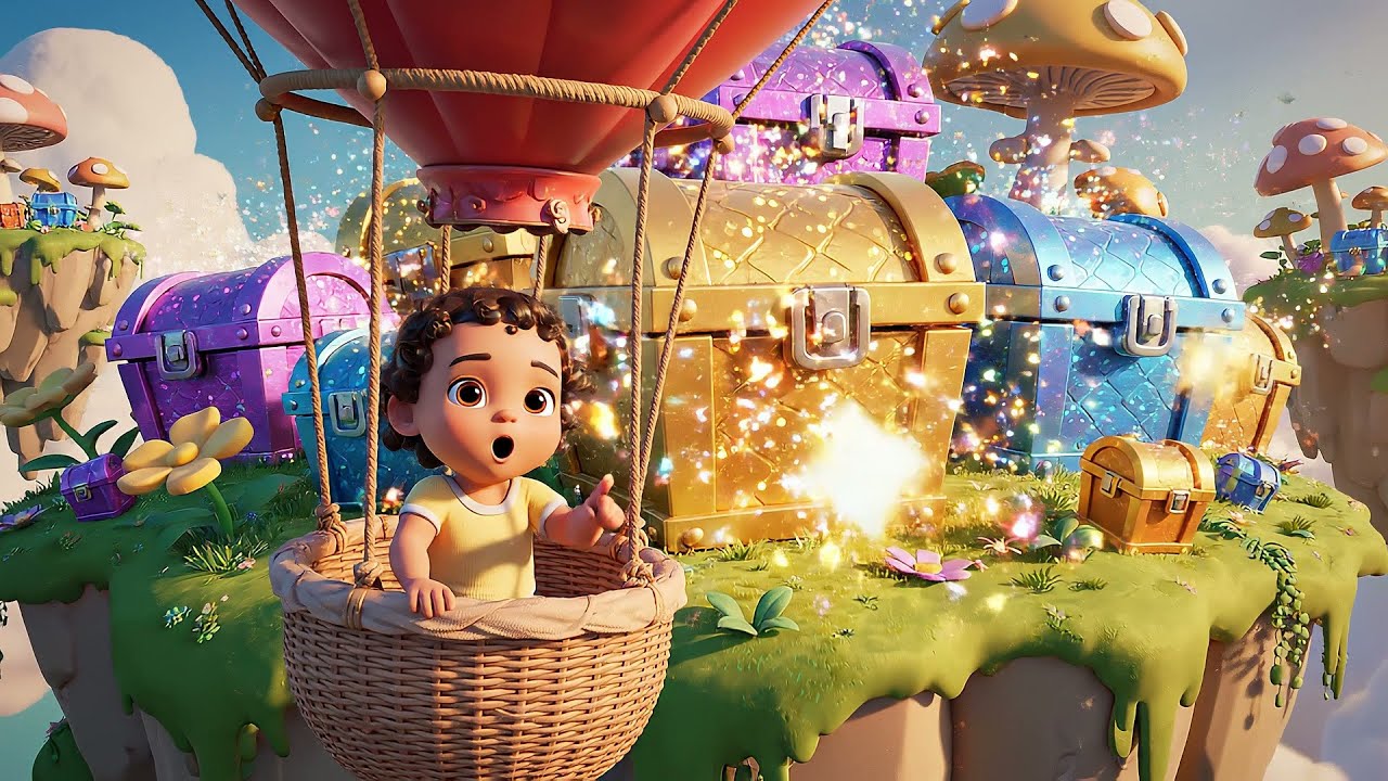 Fortnite Baby Floated on a Balloon Through the Sky | Kids Songs & Nursery Rhymes