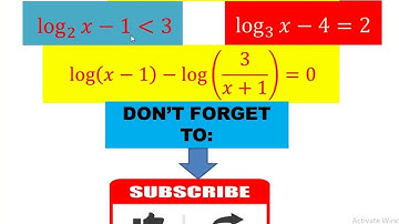 Solve | Logarithmic Function | Worksheet