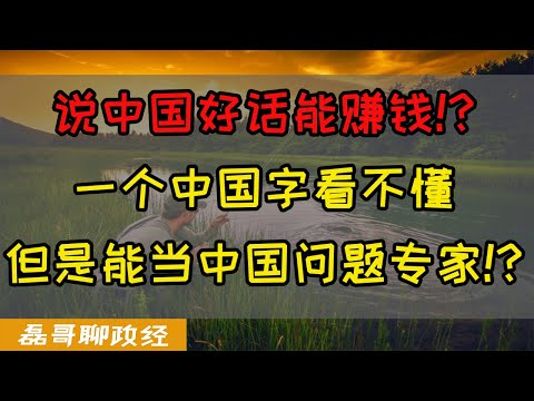 说中国好话能赚钱？英国小哥直钩钓鱼，一个中国字都看不懂竟然能在西方国家当中国问题专家，离谱！