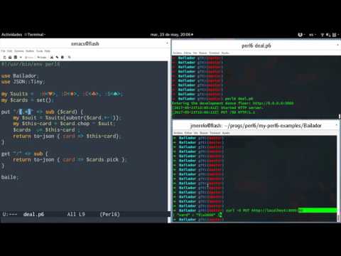 Bailador: creating a REST API in four minutes and a half with Perl 6