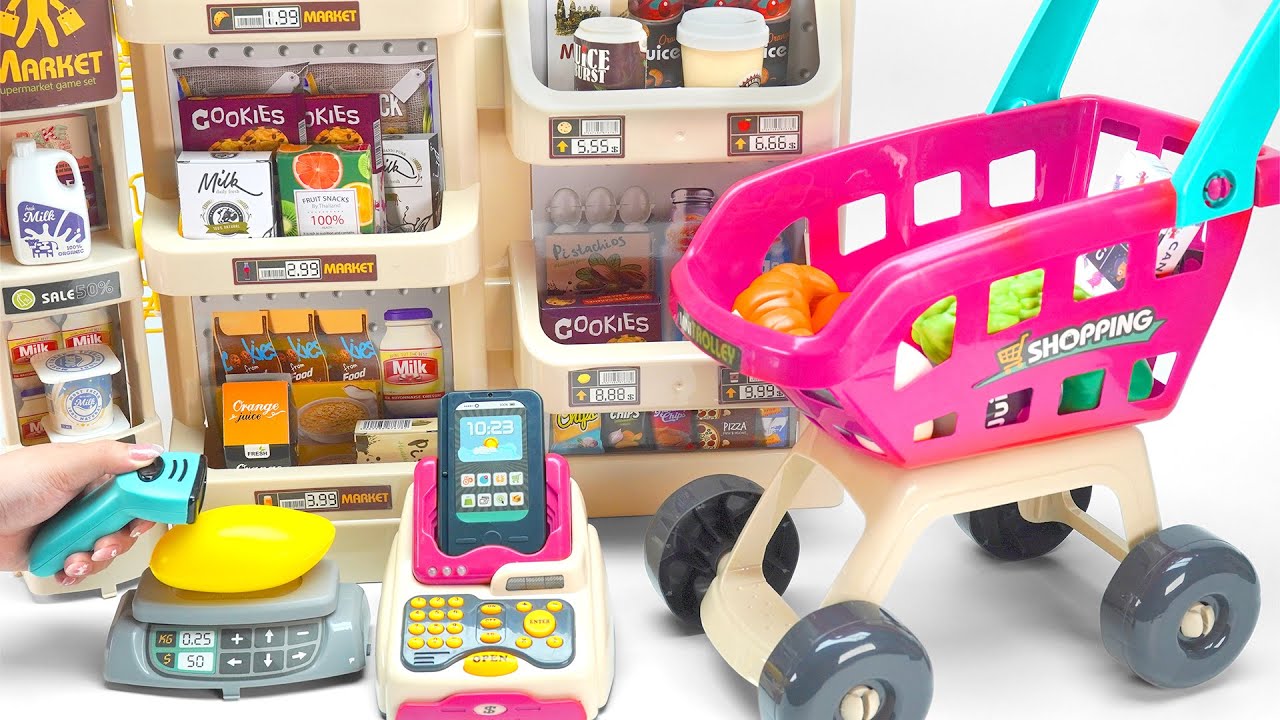 Satisfying Unboxing Satisfying With Unboxing Automatic Cash Register Playset 🛒 장난감 계산대 놀이