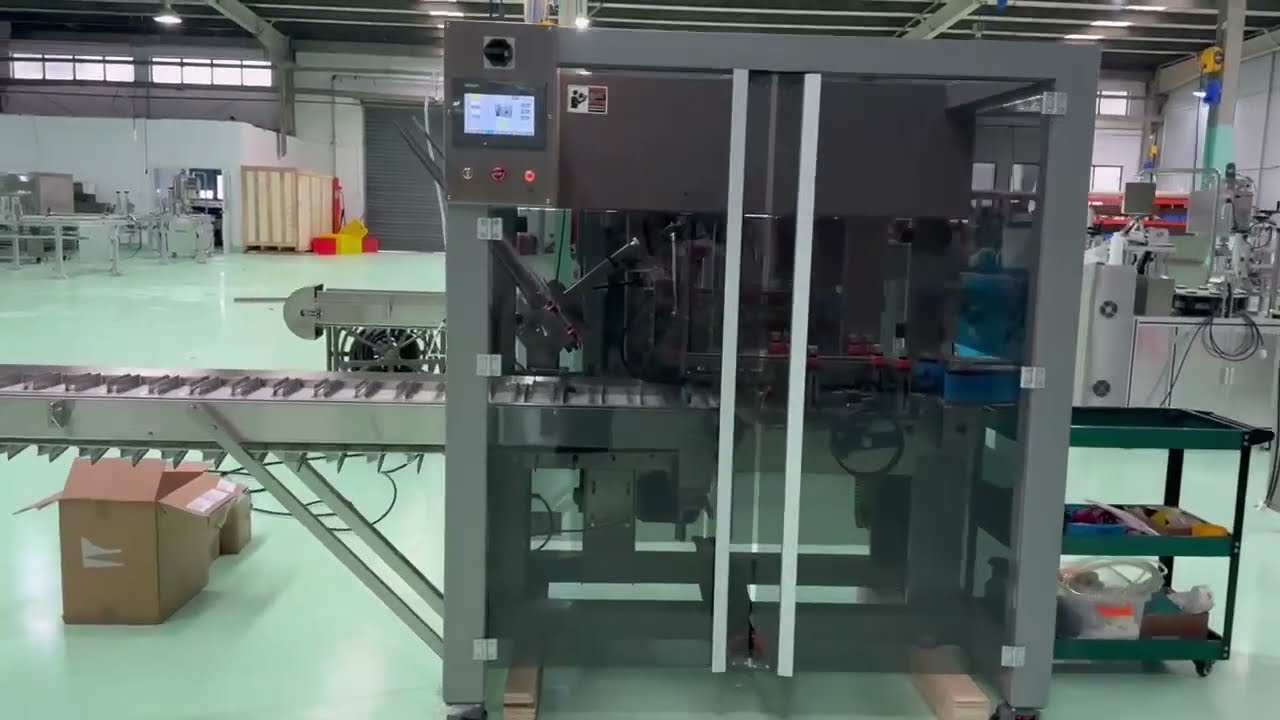 Cosmetics pen cartoning machine, cosmetics bottle cartoning machine