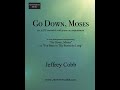 Go Down, Moses (SATB) - Jeffrey Cobb