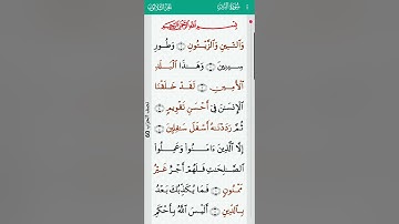 surah At Tin mishary alafasy 95 |سورة التين