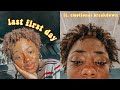 first day of SENIOR YEAR (grwm + vlog) | Laniya Smith