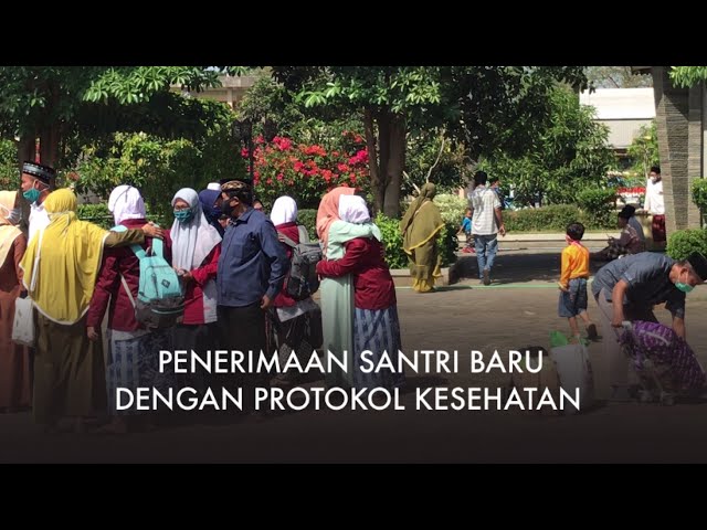 PENERIMAAN SANTRI BARU PONPES BALEKAMBANG DENGAN PROTOKOL KESEHATAN class=