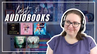 last 5 . audiobook reviews @NovelteaCorner