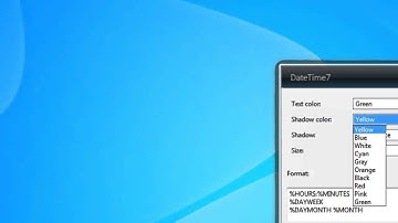DateTime7 Windows 7 Desktop Gadget