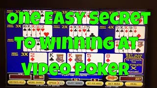 One Easy Secret to Winning at Video Poker! screenshot 5