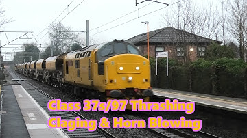 Class  37s Thrash Clag and Horns video, filmed in 2023