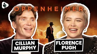'I'm Irish We're TERRIBLE At This!' 😂 Oppenheimer Interview with Cillian Murphy & Florence Pugh