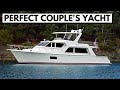 2023 OFFSHORE 54&#39; Pilothouse YACHT TOUR Fast Trawler Liveaboard Boat