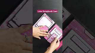 Love Scrapbook Card Idea #love #cards #shorts #giftideas #handmade #diy