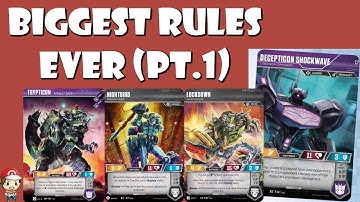 Biggest Transformers TCG Rules Update Yet! (Pt.1) (Trypticon, Omega Supreme, Skytread)