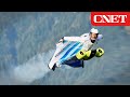 Watch worlds first electric wingsuit flight