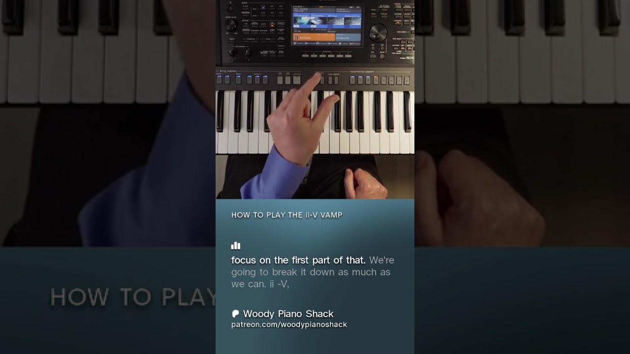 КАК ИГРАТЬ НА ii-V VAMP