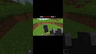 Cute Snowman Trick 🥀|#vecna #shorts #minecraft #cow