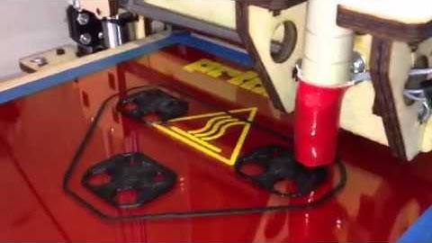 Printrbot printing Printrbot Z-couplings