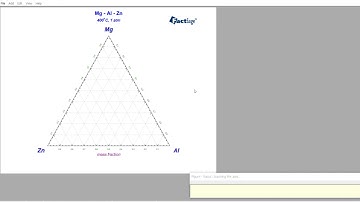 Alloy Design EX 6) Isothermal Ternary phase diagram