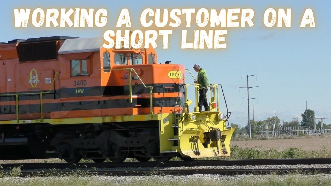 Working a customer on a short line railroad on 97 year old track 43