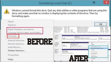 How to fix "Windows cannot format this drive" error | How to Format Hard Disk in Windows 10, SOLVE