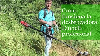 Desbrozadora A Batería Einhell Agillo - Puesta En Marcha