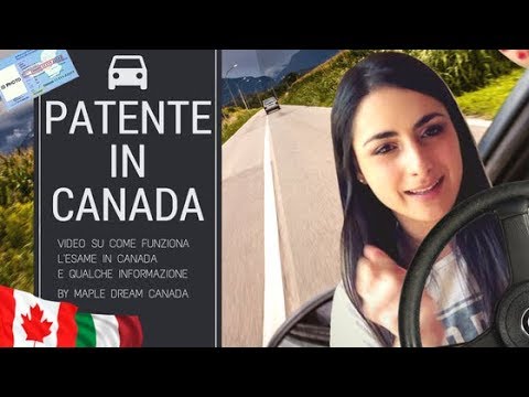 Video: Quanto costa una patente di guida canadese?