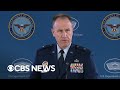 Pentagon briefing on "high-altitude object" shot down off Alaska