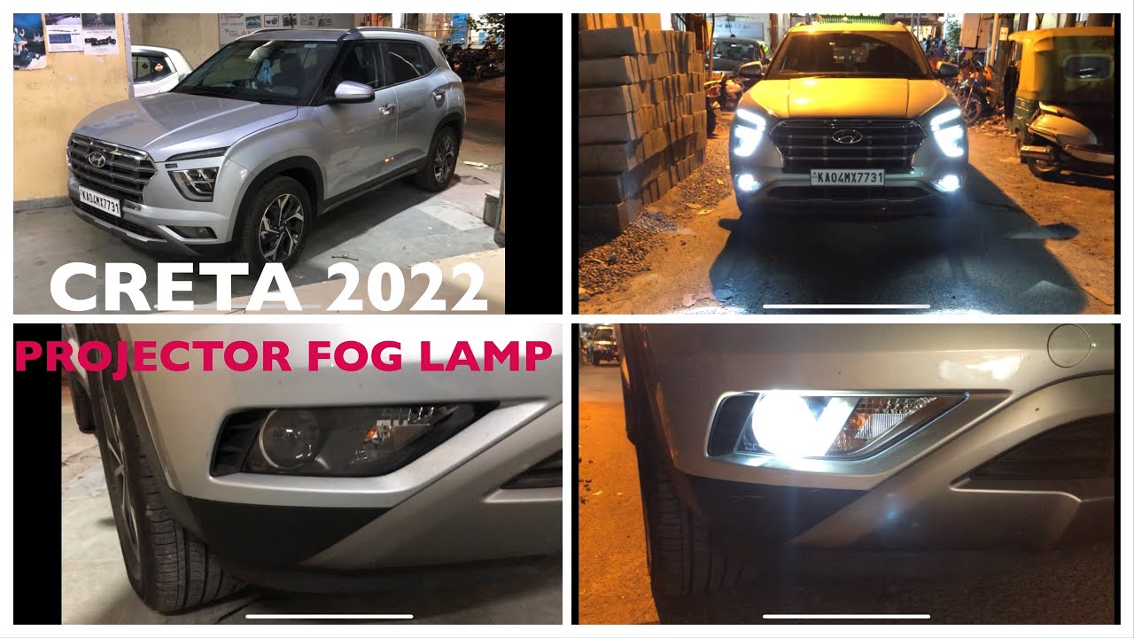 STOCK HALOGEN FOG TO PROJECTOR BIXENON FOG LAMP CRETA 2022 SX BEST