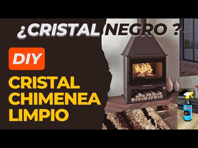 Como limpiar el cristal de la chimenea de forma fácil con Ambrosol