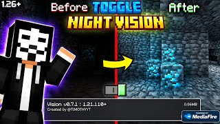 👀 'Night Vision' Texture Pack for Minecraft P1.26.30+ 🔥