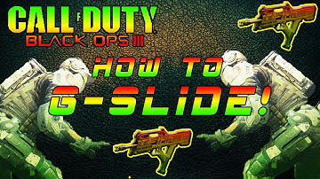 BO3 | How To G-Slide / How to slide faster