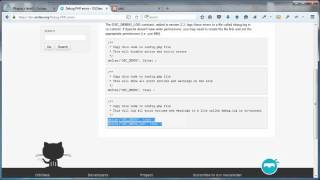 Activate php debug in osclass