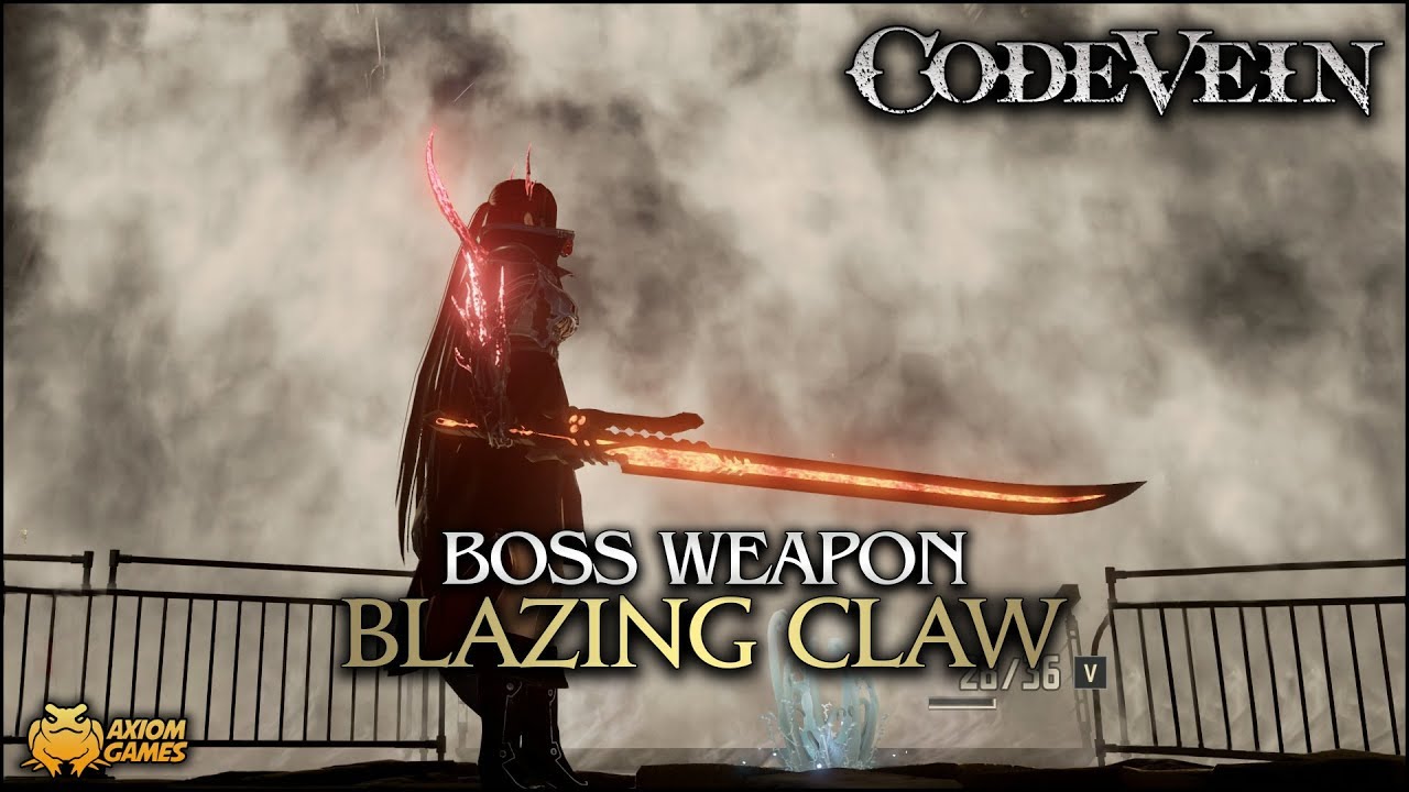 Showing off the Blazing Claw Boss Weapon from Code Vein! コ-ド ヴ ェ イ ン. Blood...