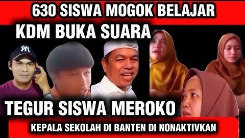 Heboh! Kepala Sekolah Tegur Siswa Merokok Malah Dinonaktifkan, Kang Dedi Soroti Kasus Ini!”