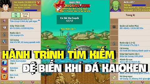 Ngọc Rồng Online - Hành Trình Tìm Đệ Biến Khỉ Đá Kaioken Trong Truyền Thuyết