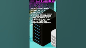 What is the role of a DNS server?#youtubeshorts#dns#server#computer