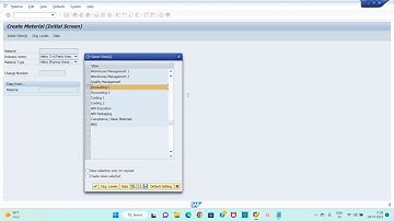 SAP MM THIRD PARTY PROCUREMENT PROCESS