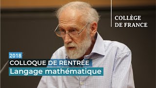 Langage mathématique - Alain Connes