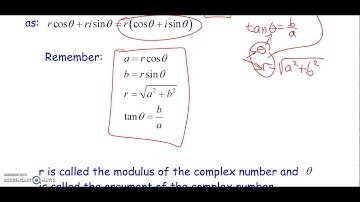 6.5 Trig Form of a Complex Number Part 1