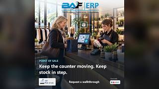 POS Billing Software UK | Keep the counter moving. Keep stock in step | BAF ERP screenshot 2