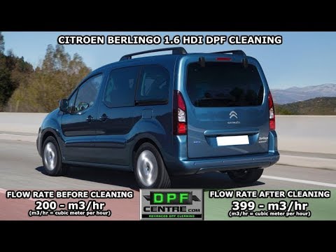 Citroen Berlingo 1.6 Hdi Dpf Cleaning - Youtube